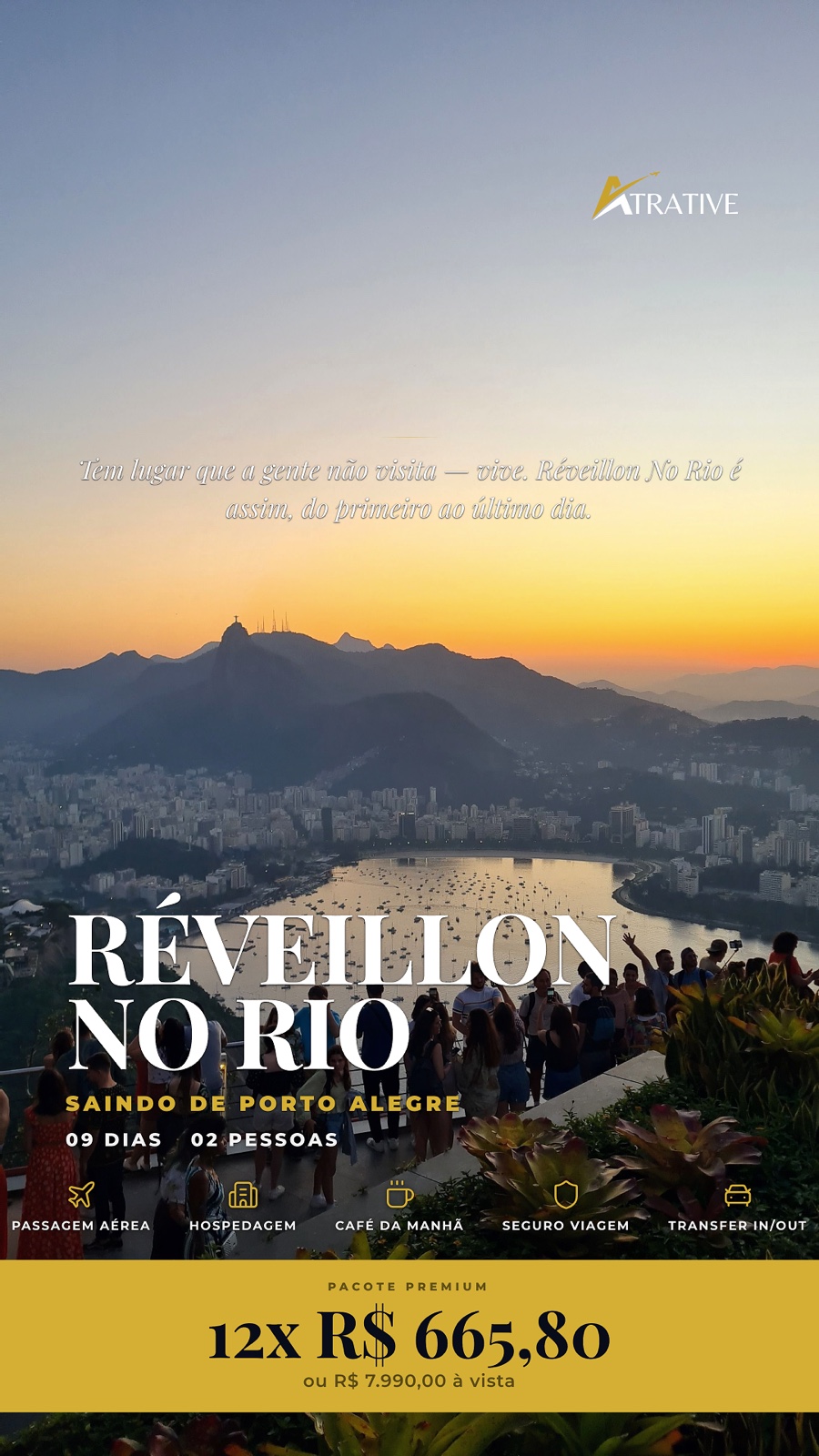 Réveillon no Rio, saindo de Porto Alegre